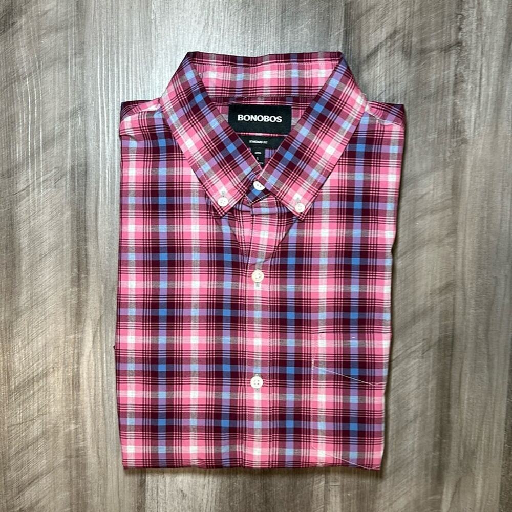Bonobos Standard Fit Long Sleeve Button Down - Large Long